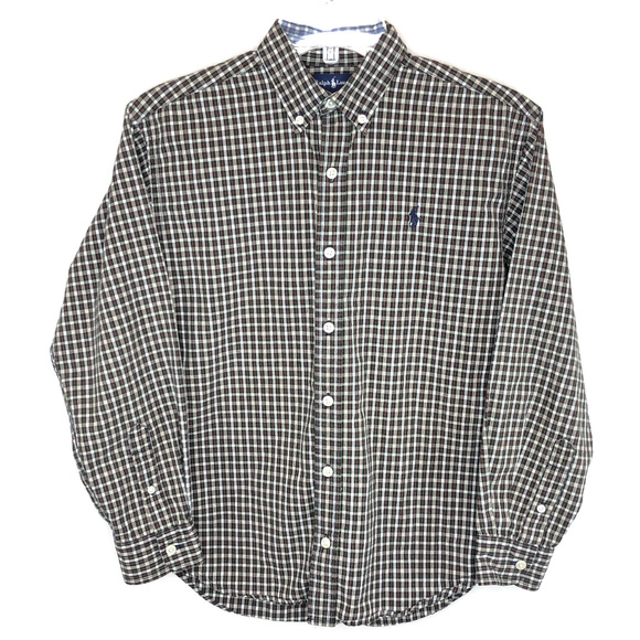 Ralph Lauren Other - Ralph Lauren Boys Plaid Button Down Shirt - M